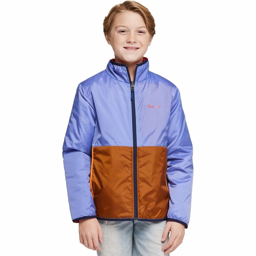 Cotopaxi Kids Boys Teca Calido Jacket Full Zip Lightweight Sandwich Colorblock L